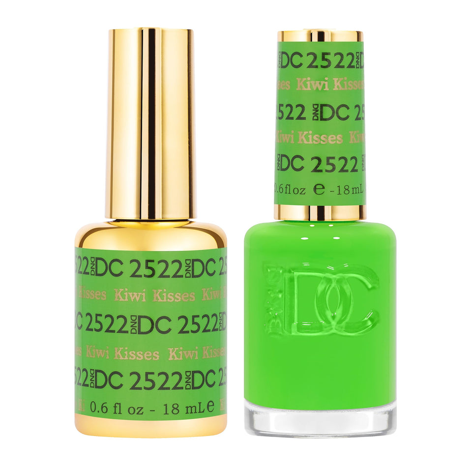 Daisy DND Kiwi Kisses duo box for at-home manicures with gel and lacquer.