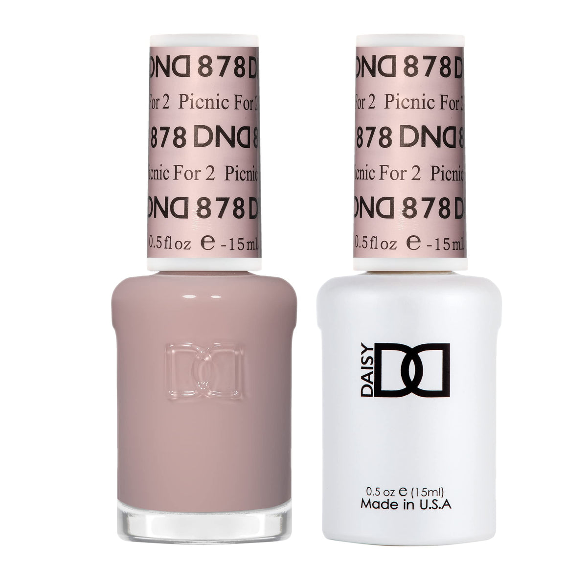 DAISY DND Picnic For 2 gel polish bottle front shows true color and rich finish.