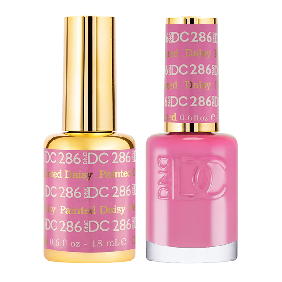 Daisy DND Purple Collection gel polish bottle closeup showing rich pigmentation and smooth finish