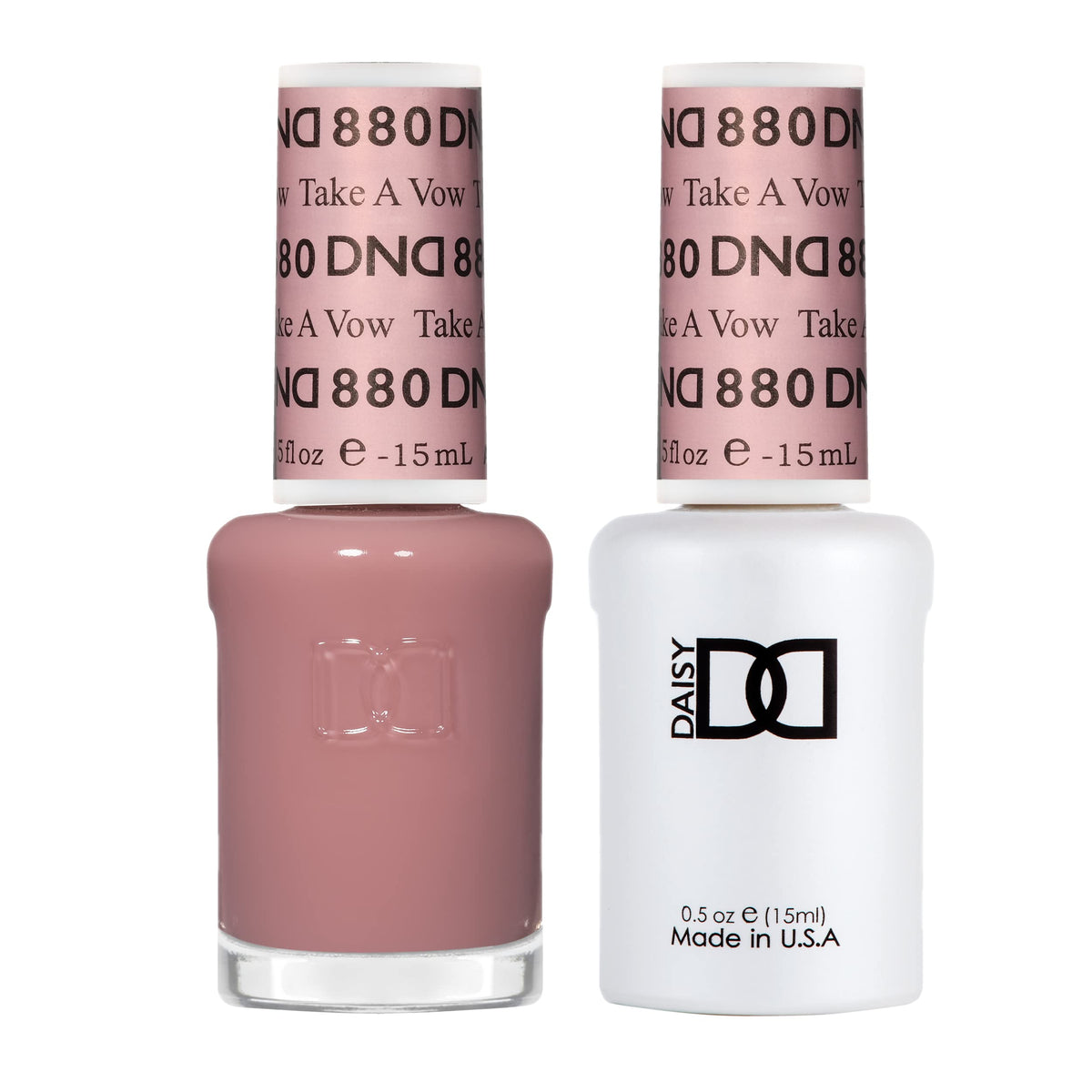 Daisy DND Take A Vow gel polish 880 for long-lasting home color.