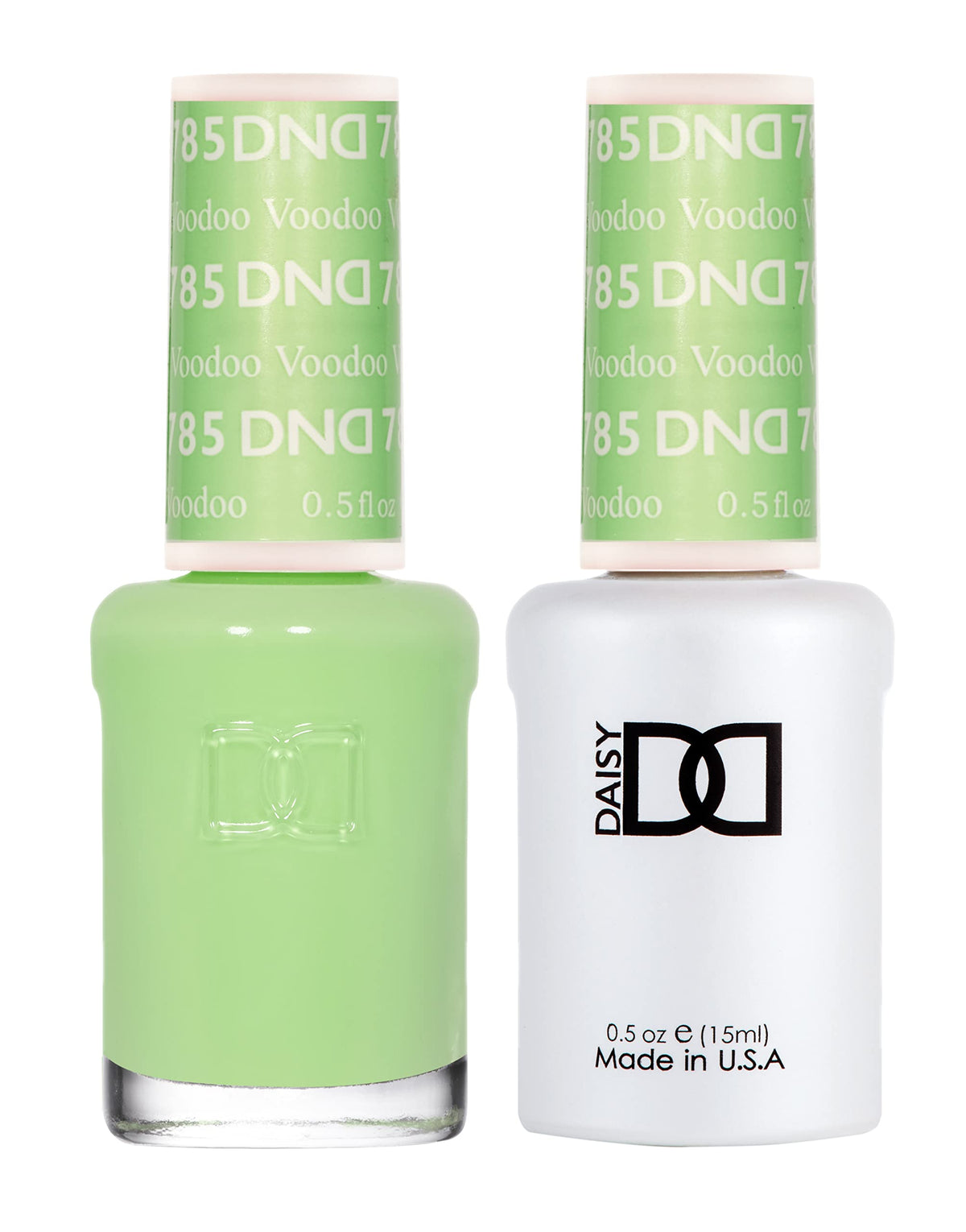 DAISY DND Voodoo 785 gel polish swatch in minty pastel for spring looks