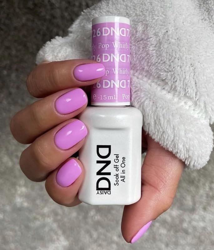 DAISY DND Whirly Pop lacquer bottle shows coordinated color for a polished look.