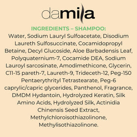 Damila color- and keratin-safe formula for treated hair