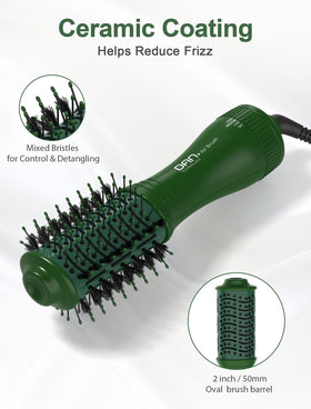 DAN Technology 360-degree swivel cord prevents tangles during routine blowouts.