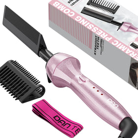 DAN Technology 500 High Heat hot comb pink front view for quick styling