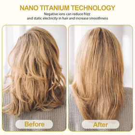 DAN Technology all-in-one tool dries, curls, and straightens with one device.