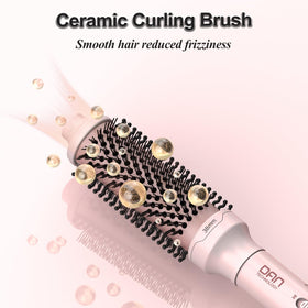 DAN Technology comb-and-curl design lets you shape curls and tame frizz.
