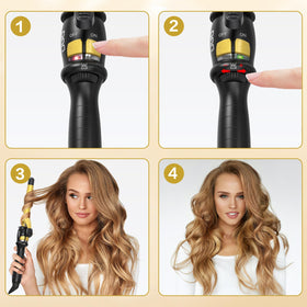 DAN Technology curling iron auto shut-off adds safety after styling.