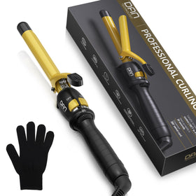 DAN Technology curling iron with ceramic heater for even heat distribution.