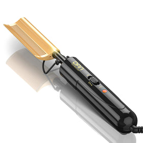 DAN Technology curved ceramic straightener plates deliver smooth glide for sleek results