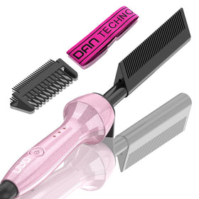 DAN Technology Dan 500℉ hot comb displaying adjustable heat settings for versatile styling