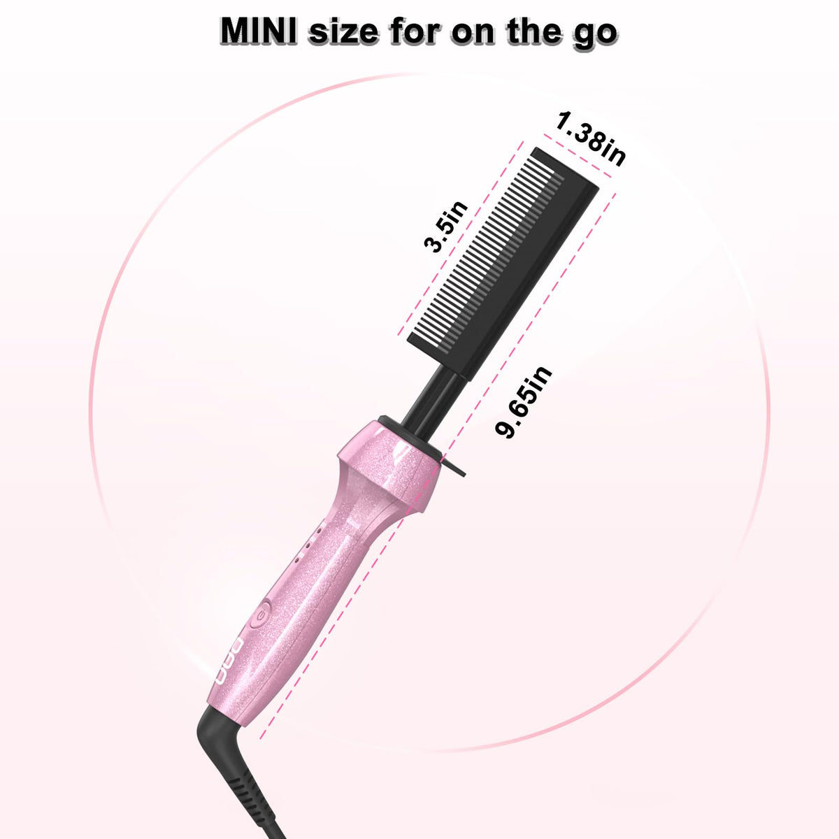 DAN Technology Dan 500℉ hot comb provides long-lasting smoothness