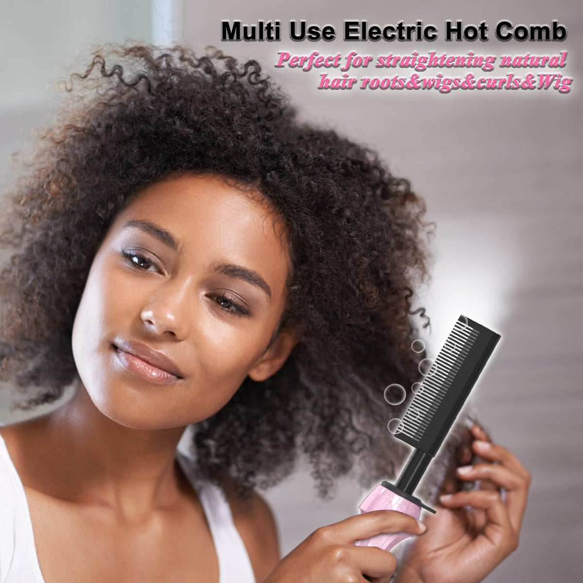 DAN Technology Dan 500℉ hot comb packaging highlights safe, easy-to-use design