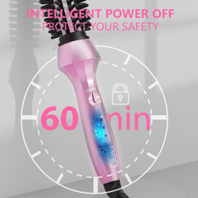 DAN Technology Dan Curling Iron Brush anti-scald bristles protect hands.