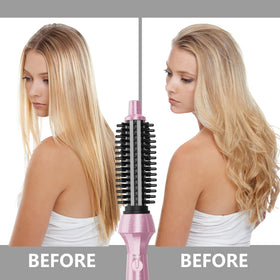 DAN Technology Dan Curling Iron Brush lightweight and portable for travel.