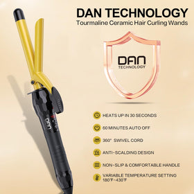 Defined curls that hold shape all day with the 5/8-inch barrel