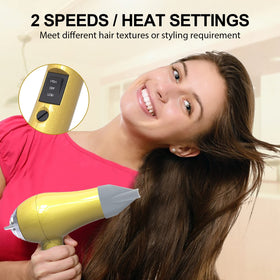 DAN Technology diffuser nozzle to enhance natural curls and waves.