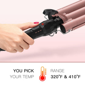 DAN Technology dual voltage curling iron for worldwide use.