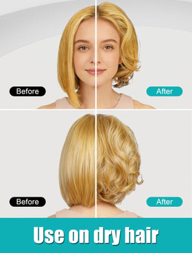 DAN Technology heated round brush front view highlighting ionic barrel for shine