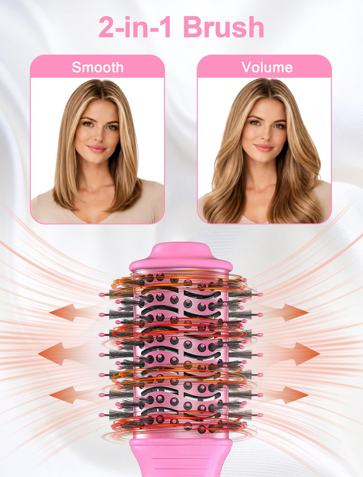 DAN Technology three-heat styling tool for flexible control on different hair textures.