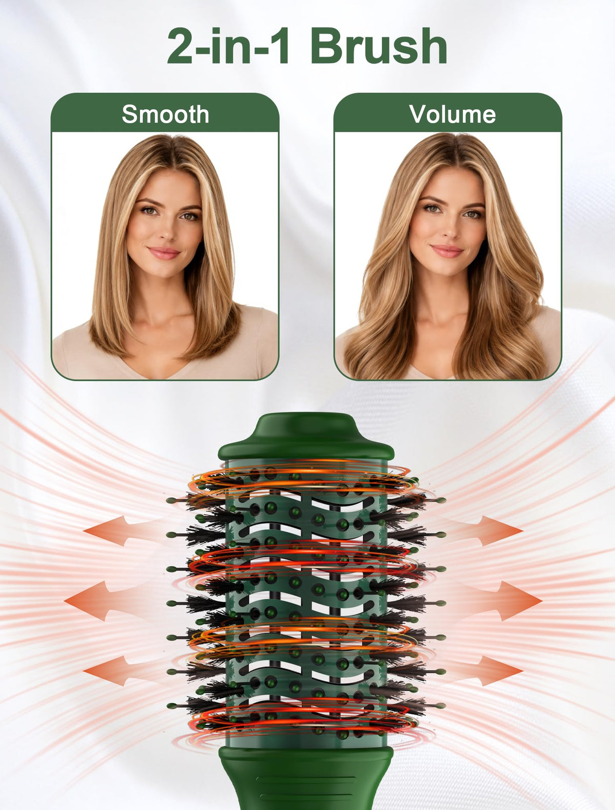 DAN Technology three heat settings travel dryer for flexible styling on light to medium hair.