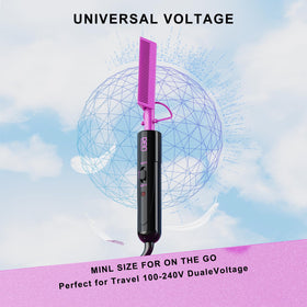 DAN Technology edge control smoothing frizz for a sleek finish.