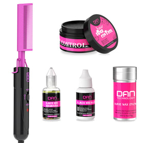 DAN Technology wig installation kit in travel-friendly packaging.