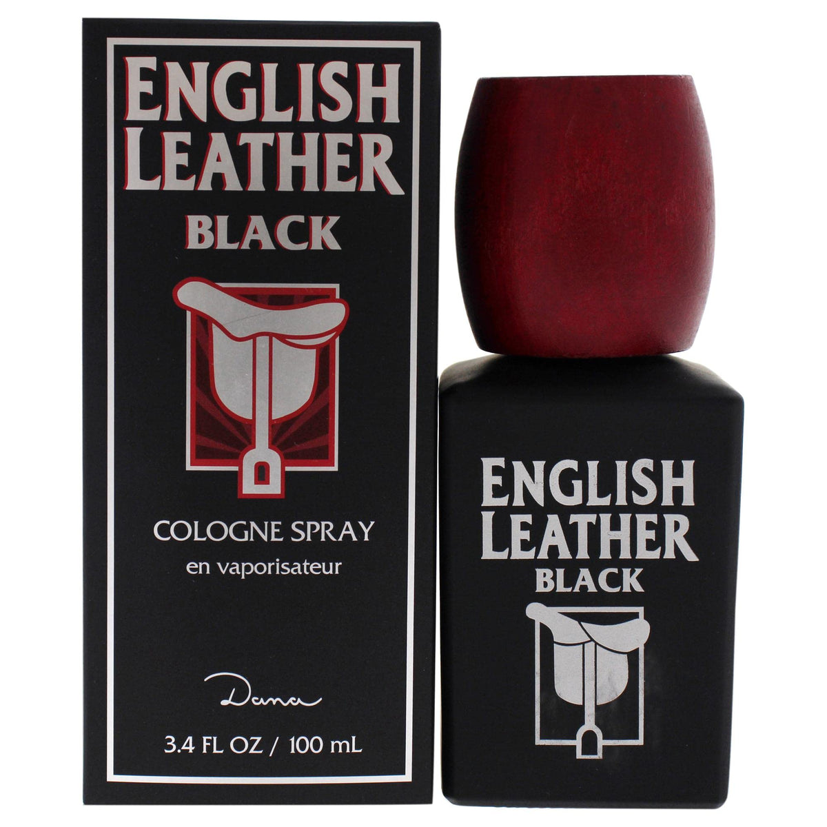 Dana English Leather Black bottle front, ideal for daytime wear and confident everyday presence.