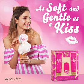 Dana Love Baby Soft Gift Set lotion jar closeup, creamy texture for daily moisturizing