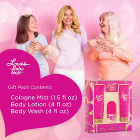 Dana Love Baby Soft Gift Set packaging detail, soft pastel tones enhance gift appeal