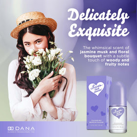Dana Love Soft Jasmin travel-size atomizer ready for purse touch-ups.