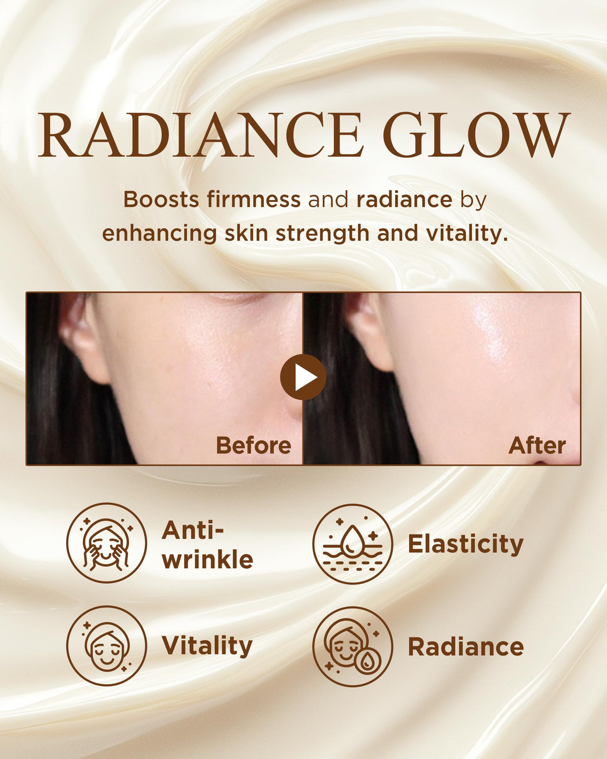 Danahan fine lines appearance image, could help with firmer-looking skin over time.