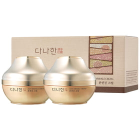 Danahan Korean Red Ginseng Face Cream Duo jars shown, offering rich hydration for mature skin.