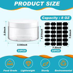 Dandat screw-on lids provide secure closure for travel and reuse.