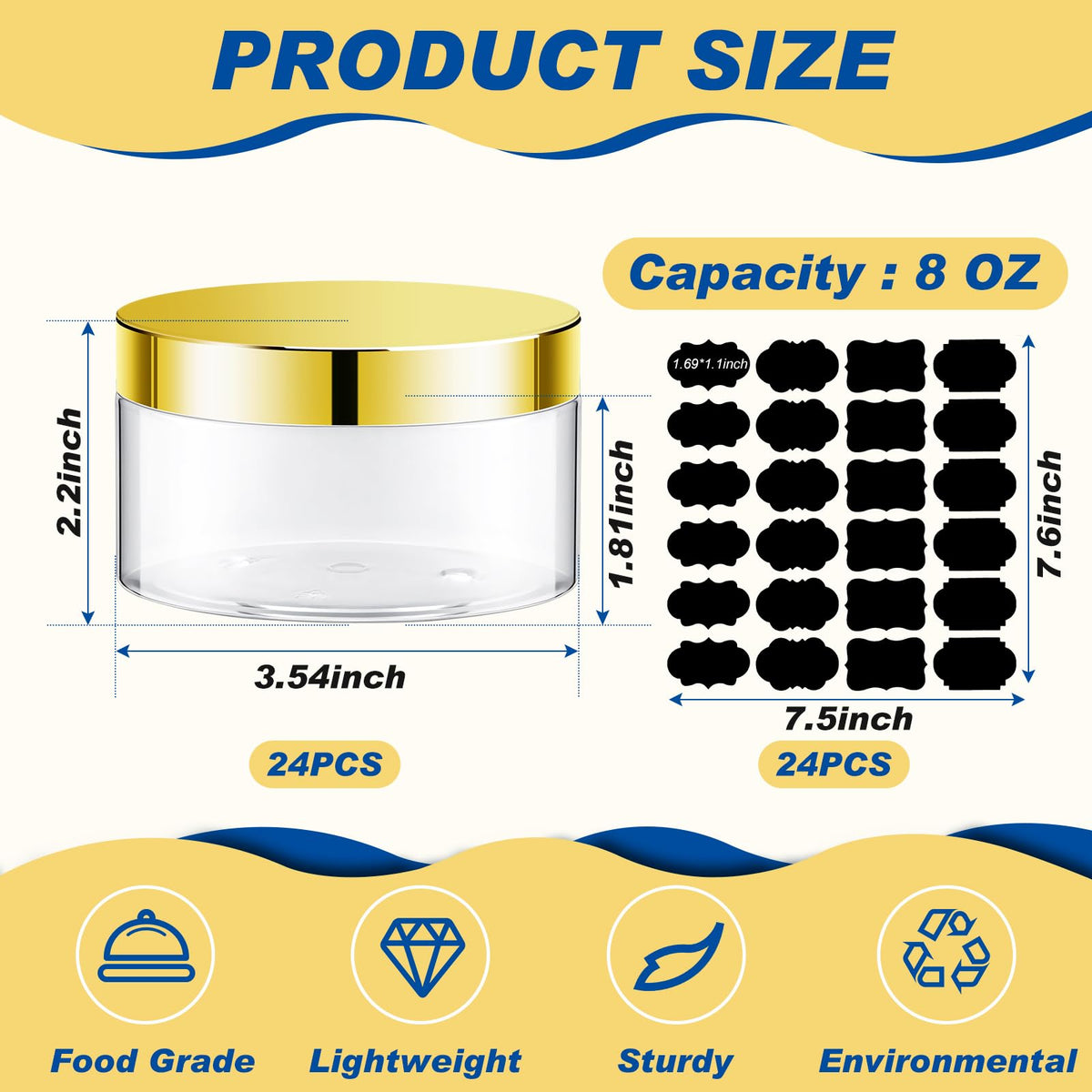 Dandat jars using secure threaded closures minimize leaks during travel.