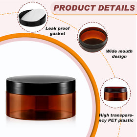 Travel-friendly Dandat amber jar kit ideal for on-the-go storage.