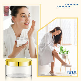 Dandat travel-ready jars fit in bags and shelves alike.