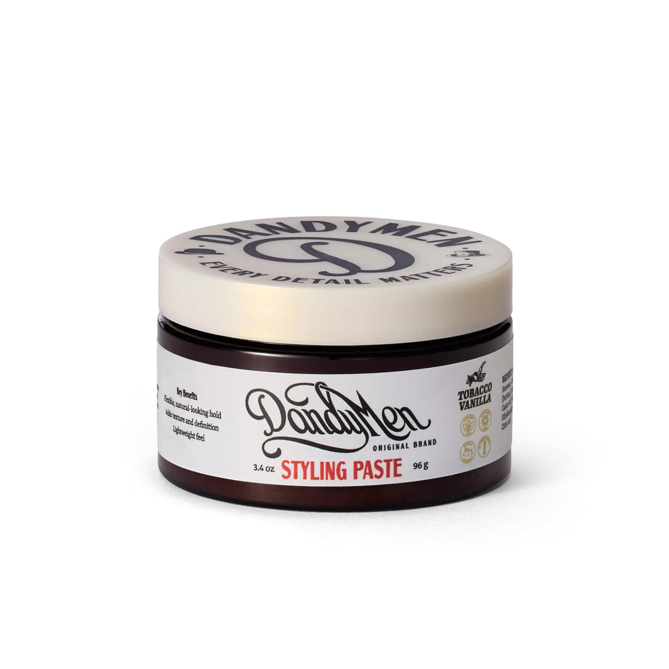 DandyMen hair styling paste medium hold for flexible daily grooming.