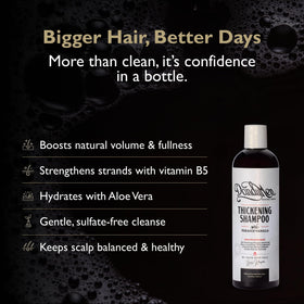 Pour action of DandyMen conditioner illustrating easy application