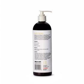 Premium DandyMen branding on Tobacco Vanilla bottle signals barbershop-inspired grooming.