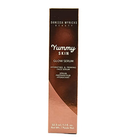 Danessa Myricks Yummy Skin Glow Serum Fresh Pressed bottle for a hydrating dewy base.