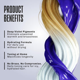 Danger Jones Killer Blonde Shampoo lather-foam delivers rich texture while toning