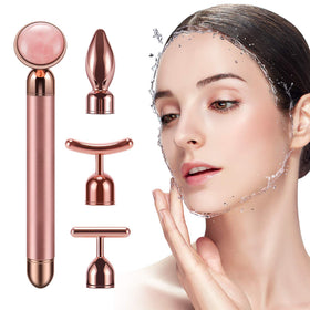 DANGSHAN T-shape head massager for targeted facial contour care.
