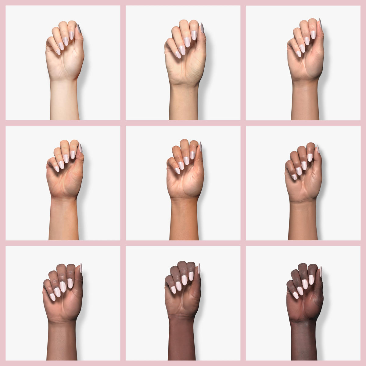 daniPro Love is All Pink nail polish on toes demonstrating versatile wear.