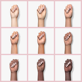 daniPro Love is All Pink nail polish on toes demonstrating versatile wear.