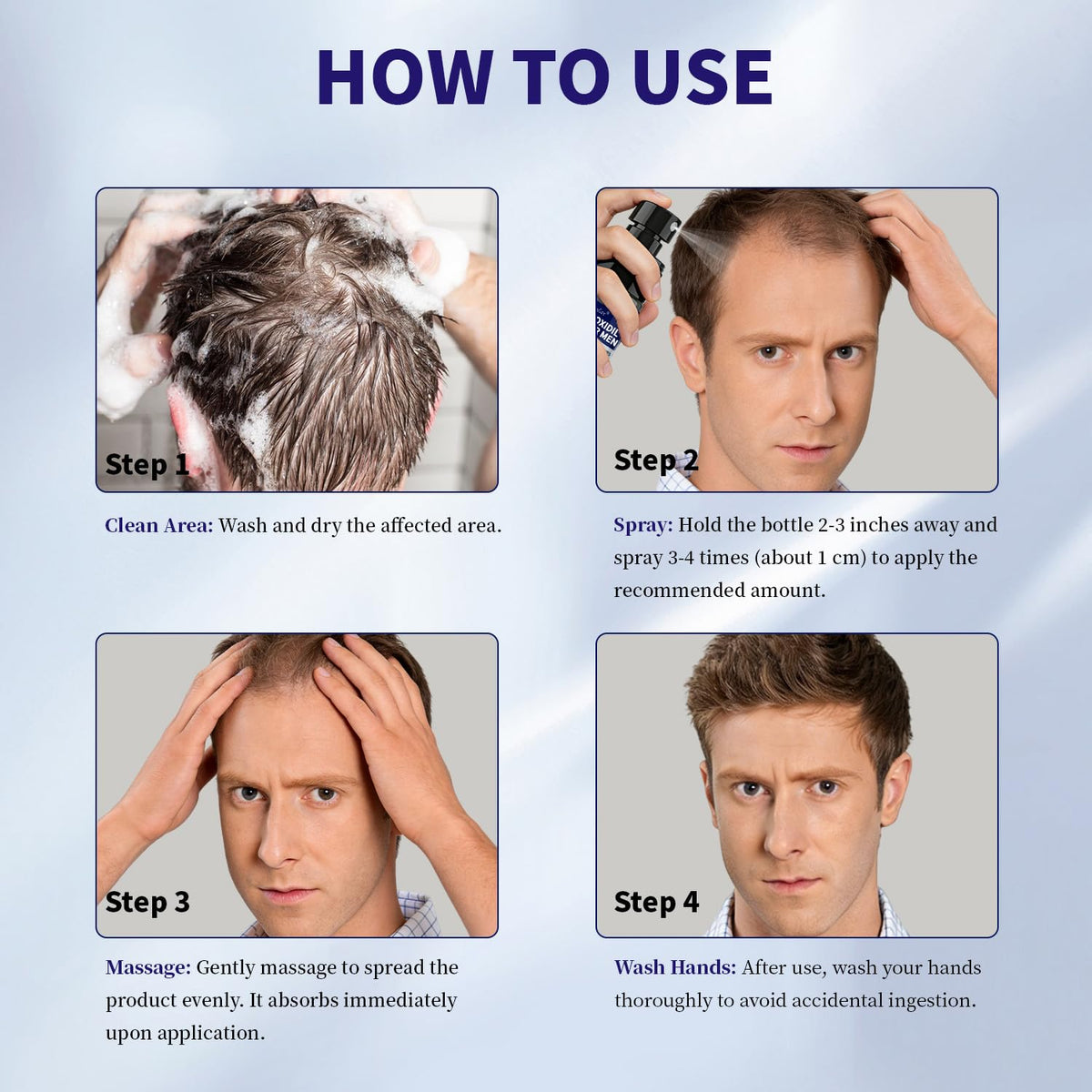Danliss Minoxidil plant-based formula with subtle, fragrance-free use