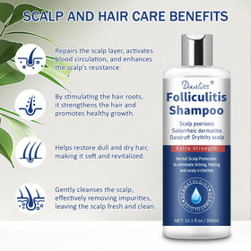 Danliss Sulfate Free shampoo scalp balance use, supports a balanced scalp environment.