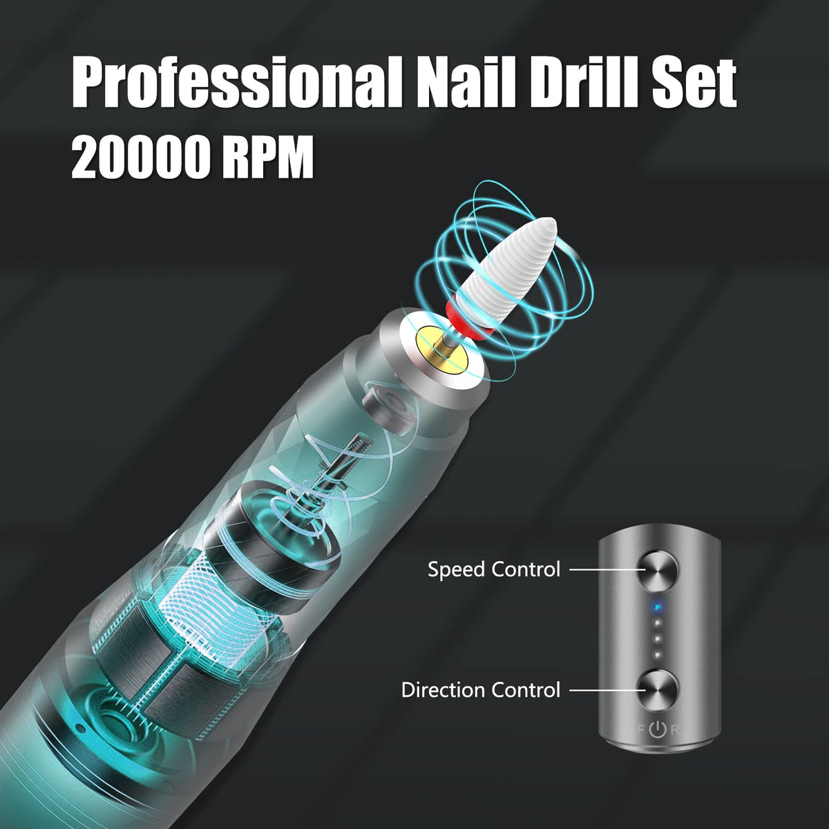 DANNARY rechargeable battery powers wireless grooming sessions.