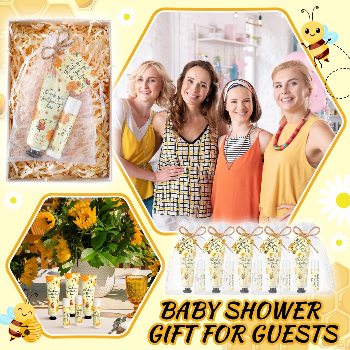 Dansib bee themed hand cream gift set for celebrations