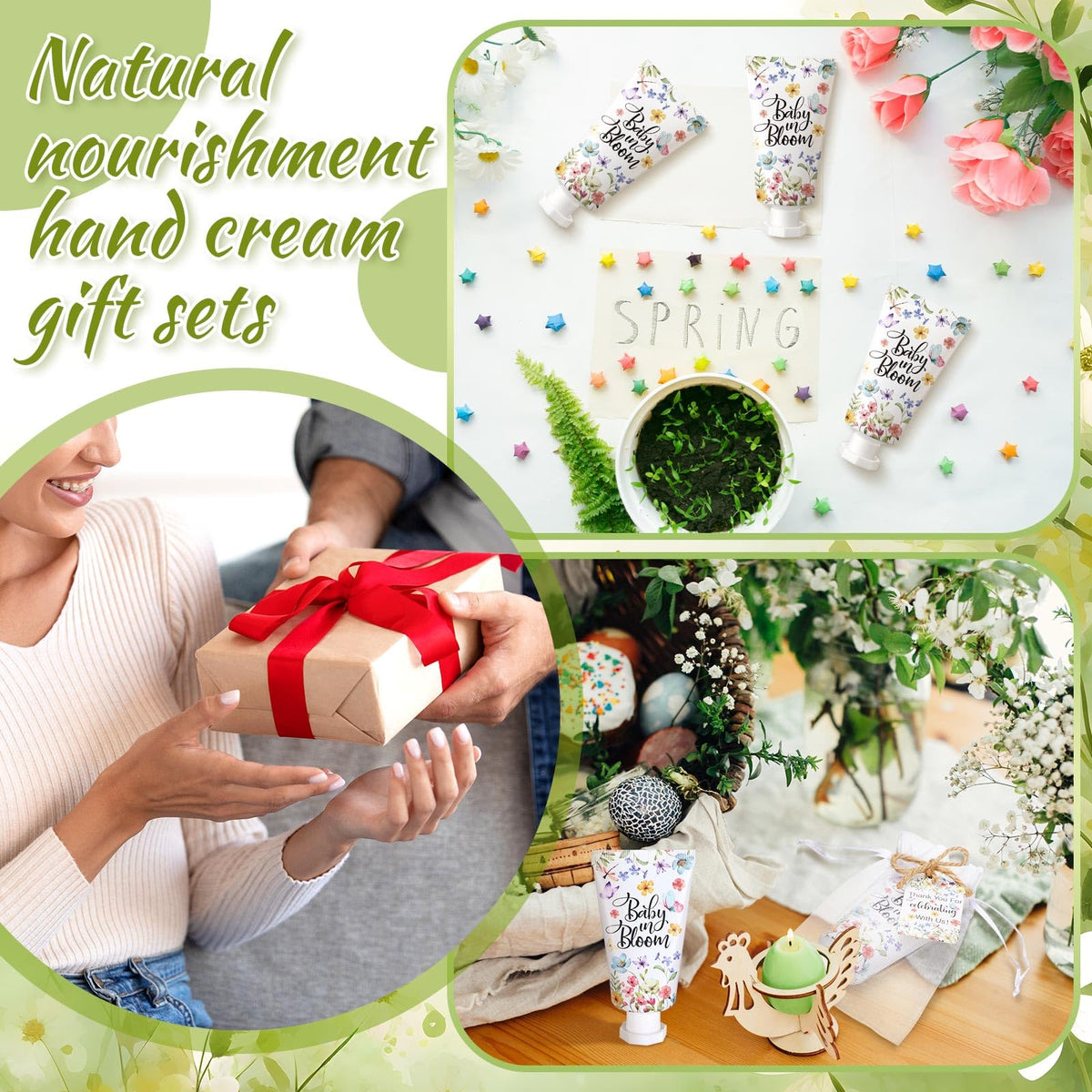 Dansib 48-piece hand cream gift set ready for gifting